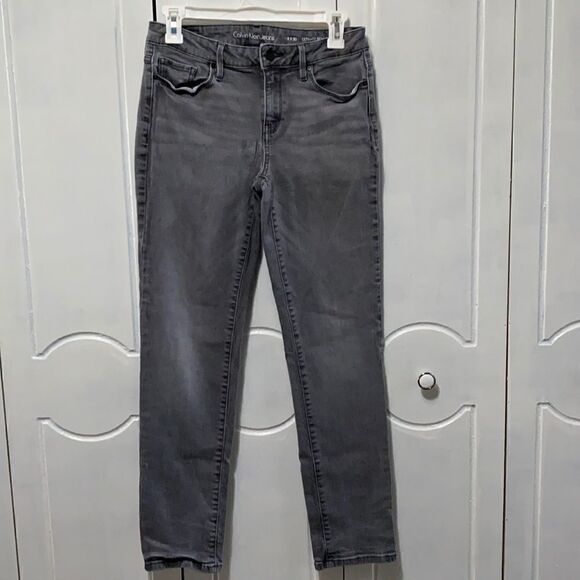 Calvin Klein Ultimate Skinny Jeans Gray 8x30 - Picture 1 of 10